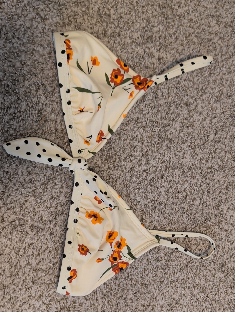Xhilaration L Swim Triangle Top Only